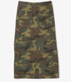 String Fatigue Skirt - Woodland - Cotton Ripstop / Camo