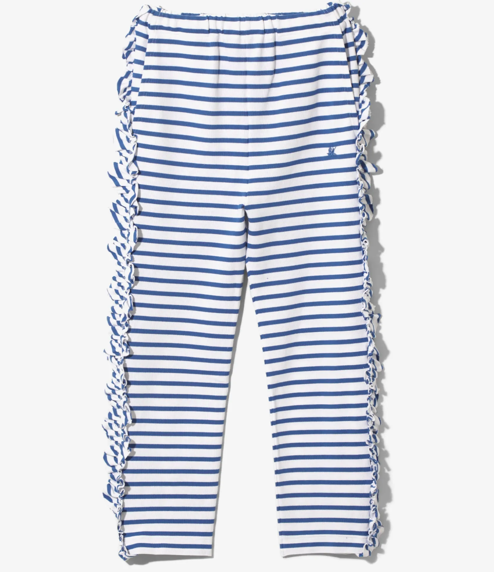 Swallow Frill Side Pants - Stripe