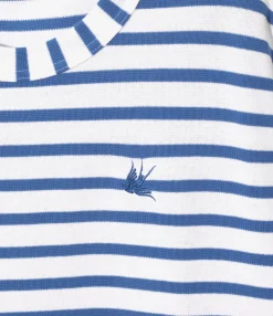 Swallow Frill Tiered Top - Stripe