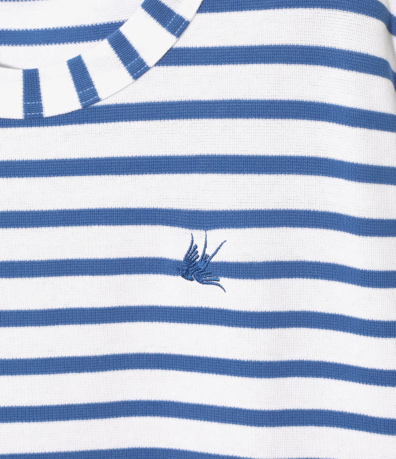 Swallow Frill Tiered Top - Stripe