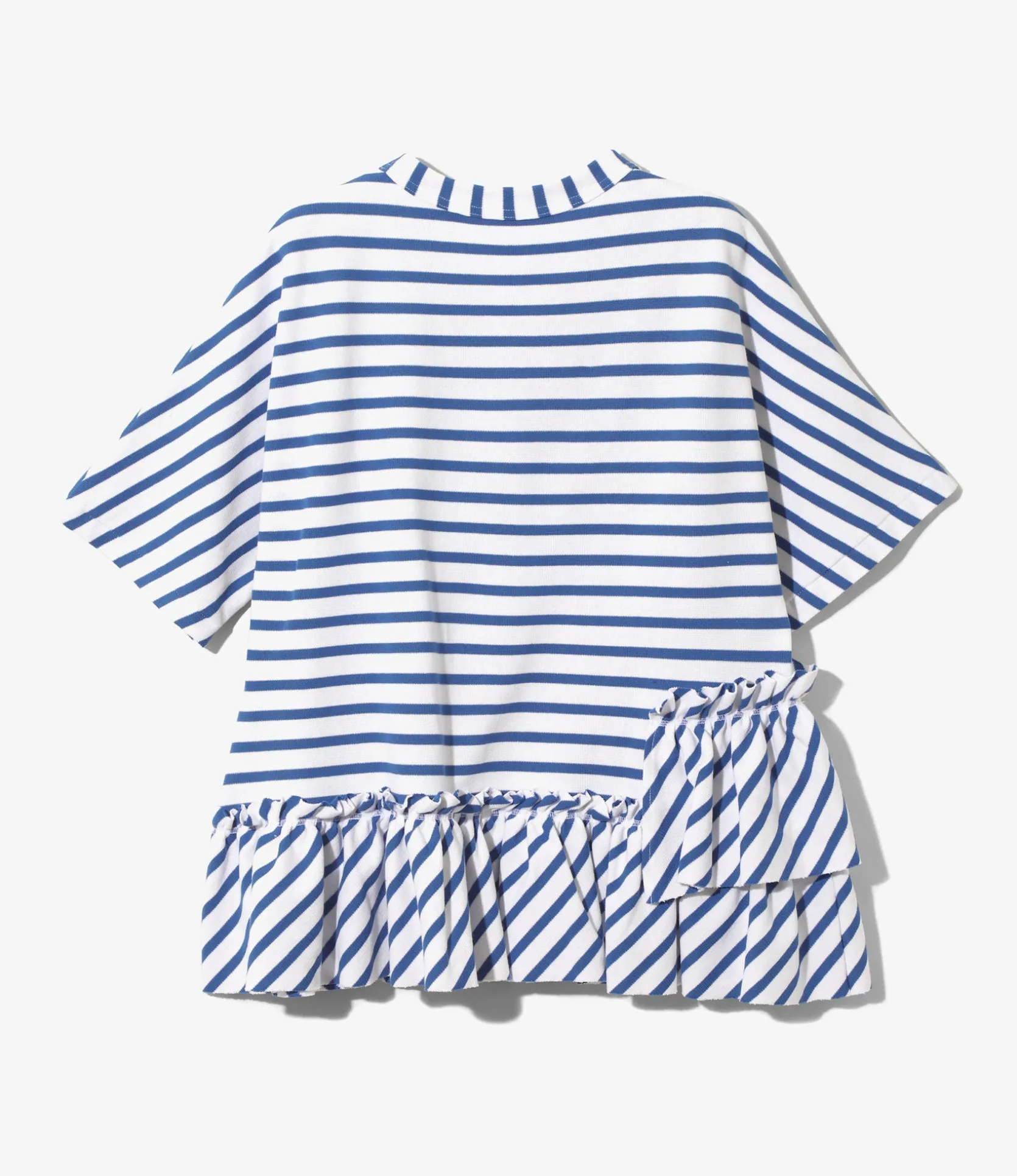 Swallow Frill Tiered Top - Stripe