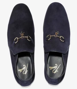 Tassel Bit Slip-On Chukka - Purple