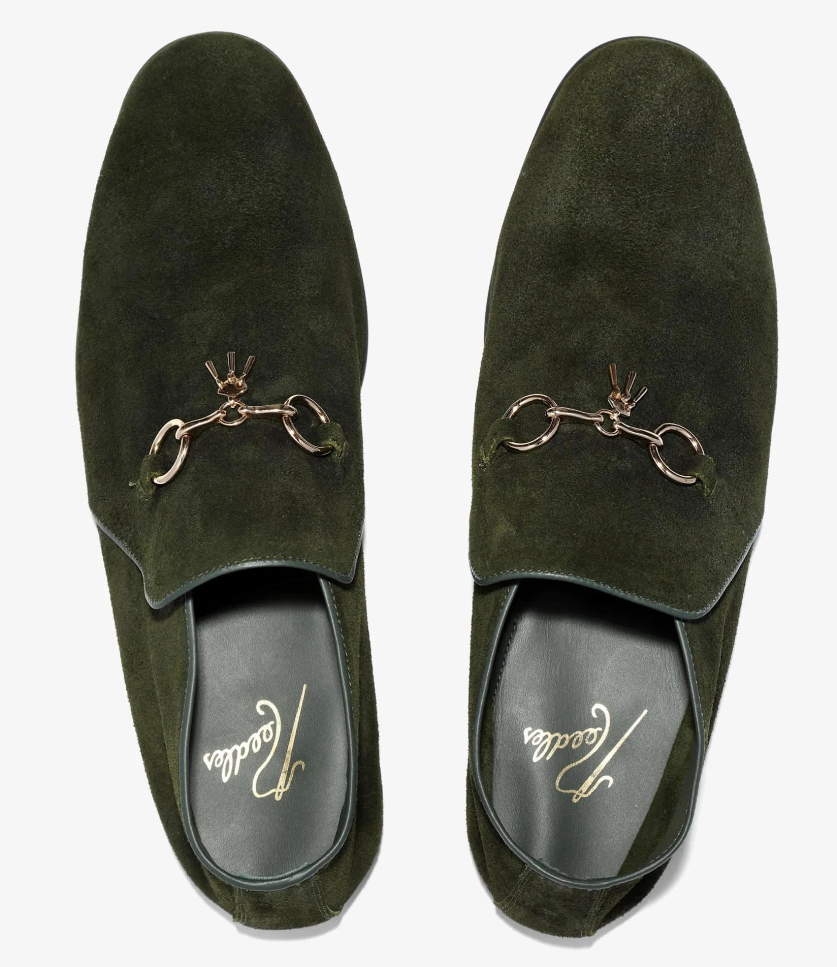 Tassel Bit Slip-On Chukka - Olive