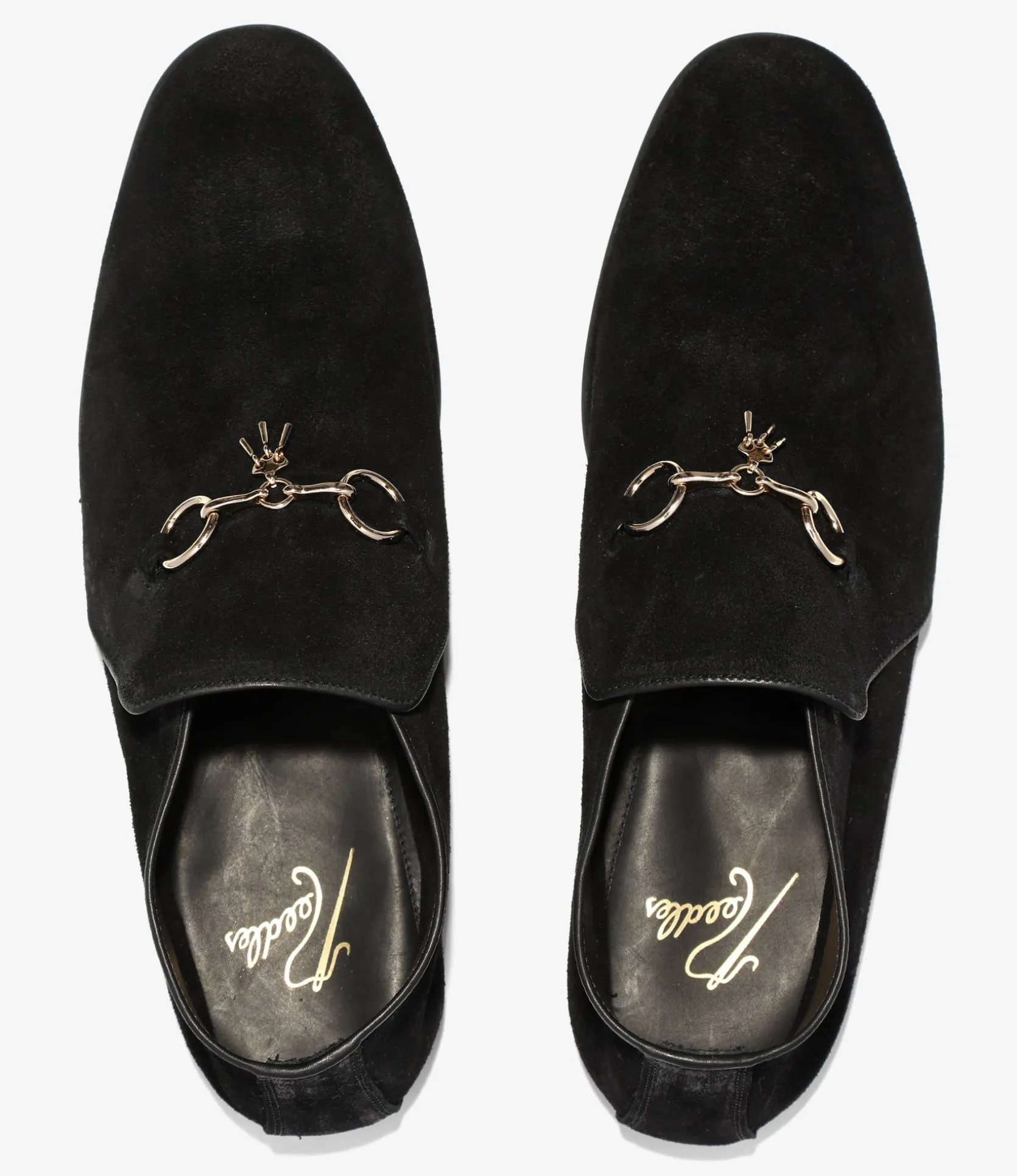 Tassel Bit Slip-On Chukka - Black