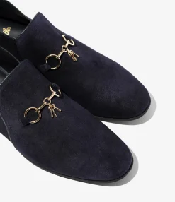 Tassel Bit Slip-On Chukka - Purple