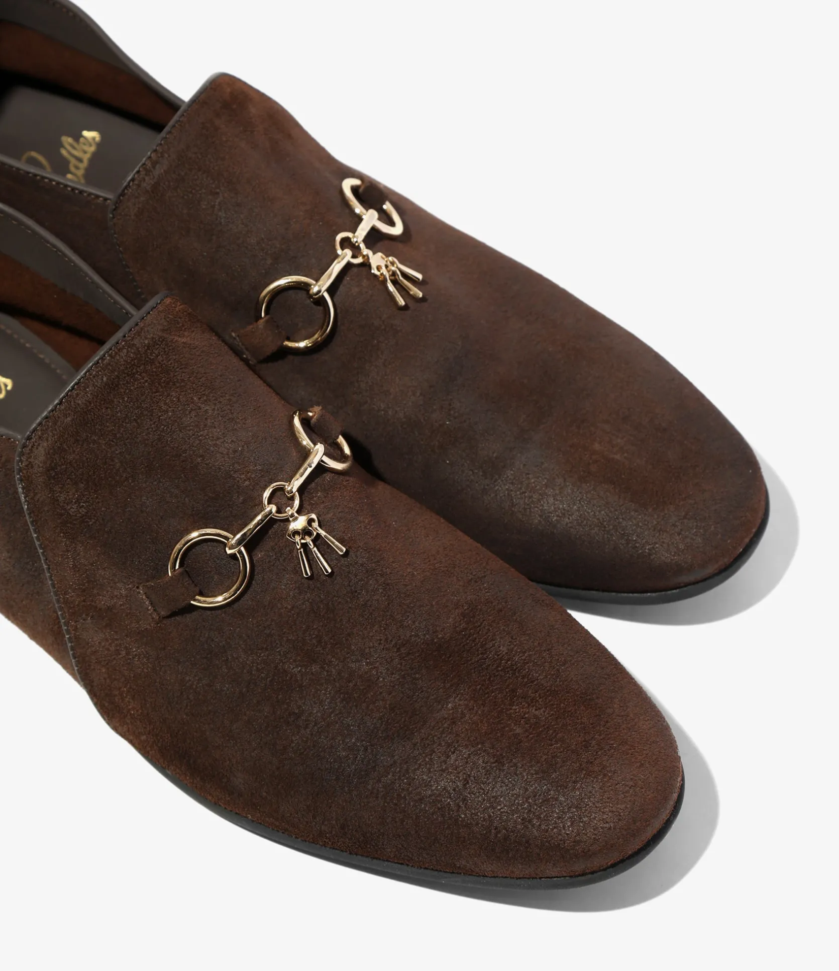 Tassel Bit Slip-On Chukka - Dk. Brown