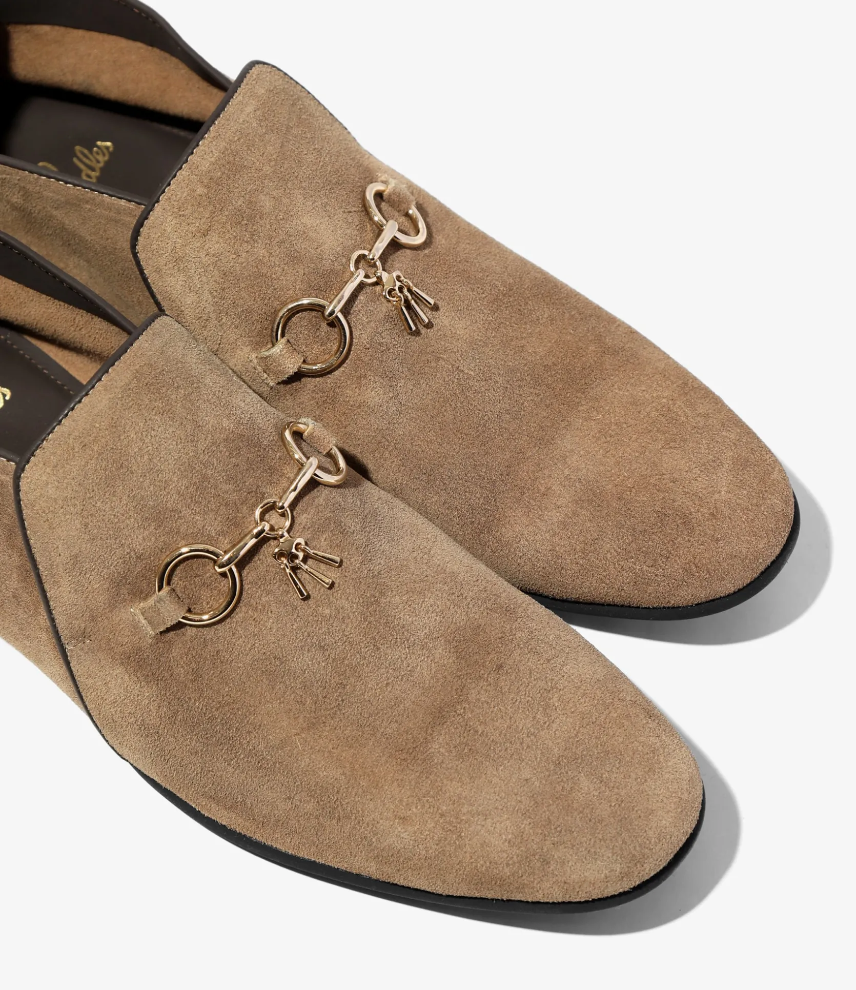 Tassel Bit Slip-On Chukka - Taupe