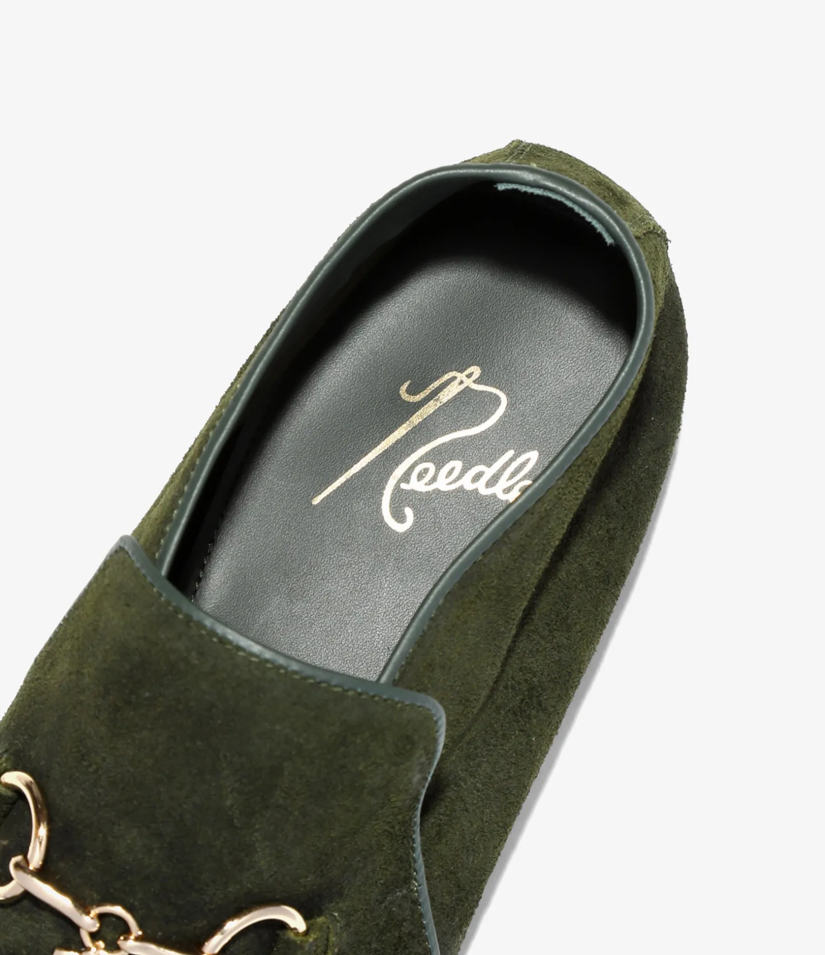 Tassel Bit Slip-On Chukka - Olive