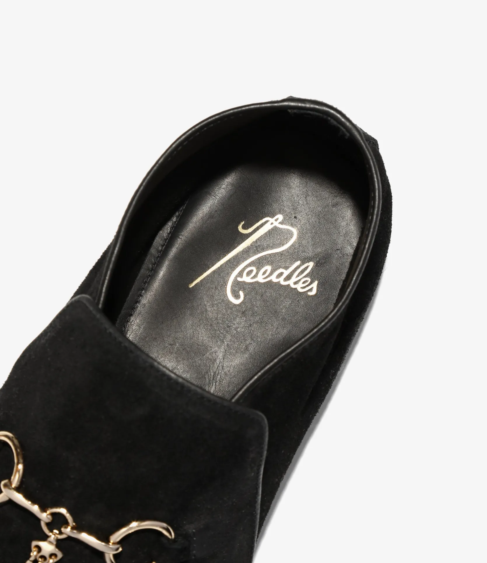 Tassel Bit Slip-On Chukka - Black