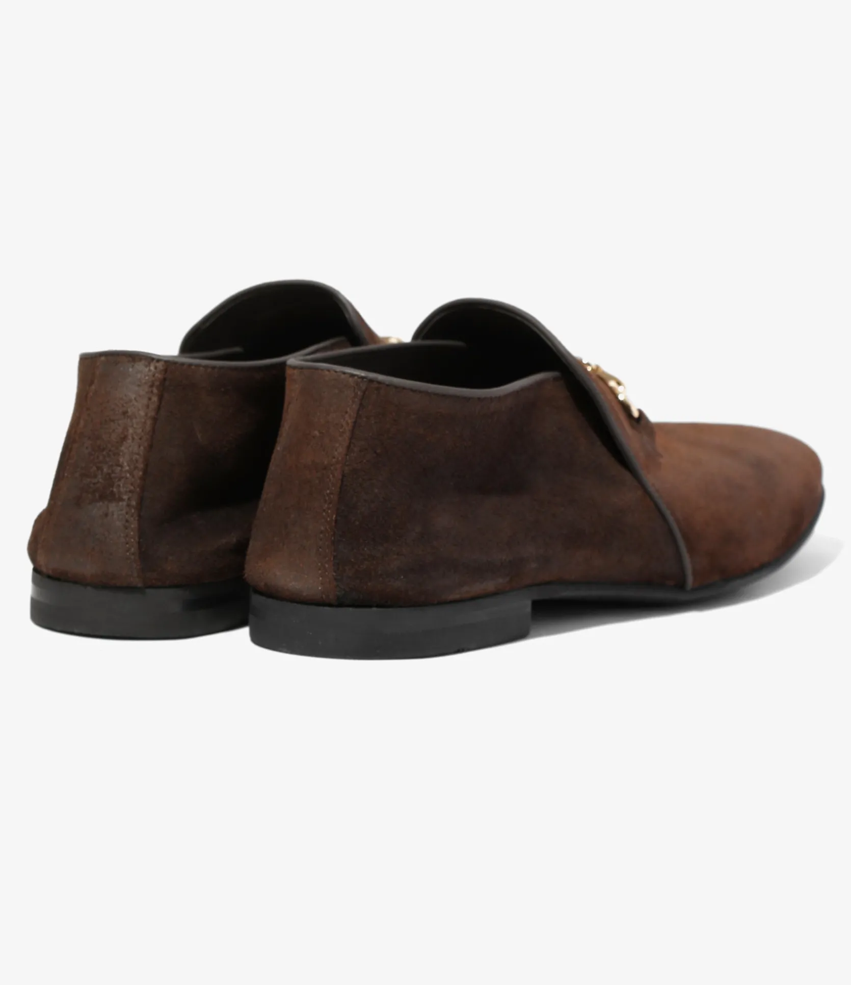 Tassel Bit Slip-On Chukka - Dk. Brown