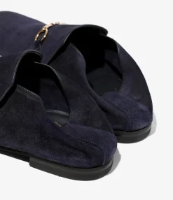 Tassel Bit Slip-On Chukka - Purple