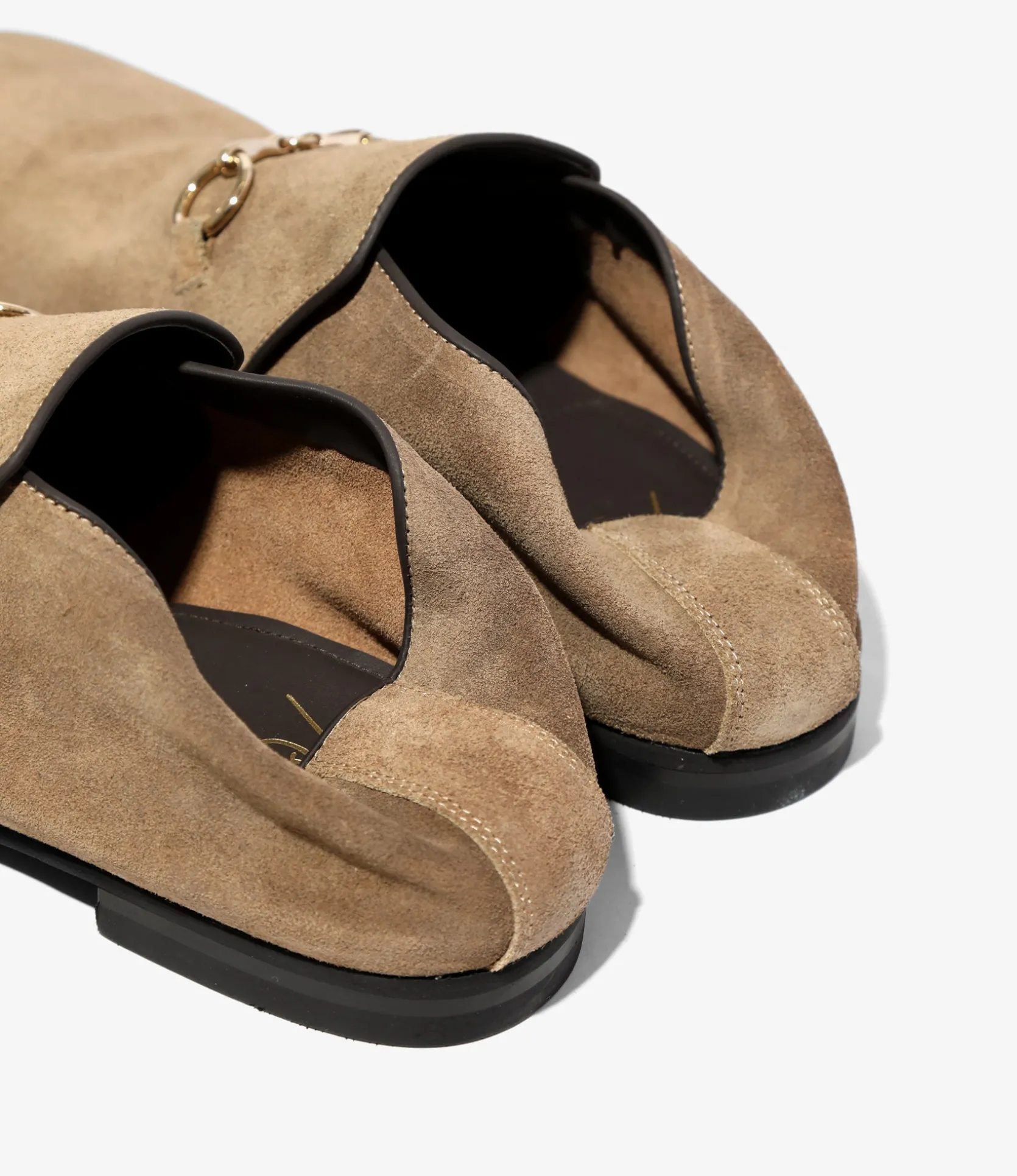Tassel Bit Slip-On Chukka - Taupe