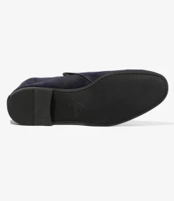 Tassel Bit Slip-On Chukka - Purple