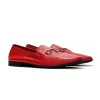 Tassel Bit Unlined Slip-On - Red