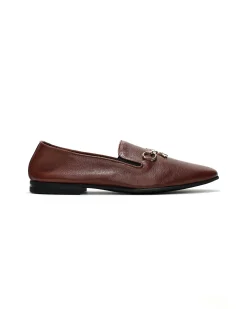 Tassel Bit Unlined Slip-on - Brown