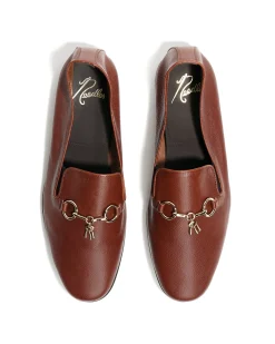 Tassel Bit Unlined Slip-on - Brown