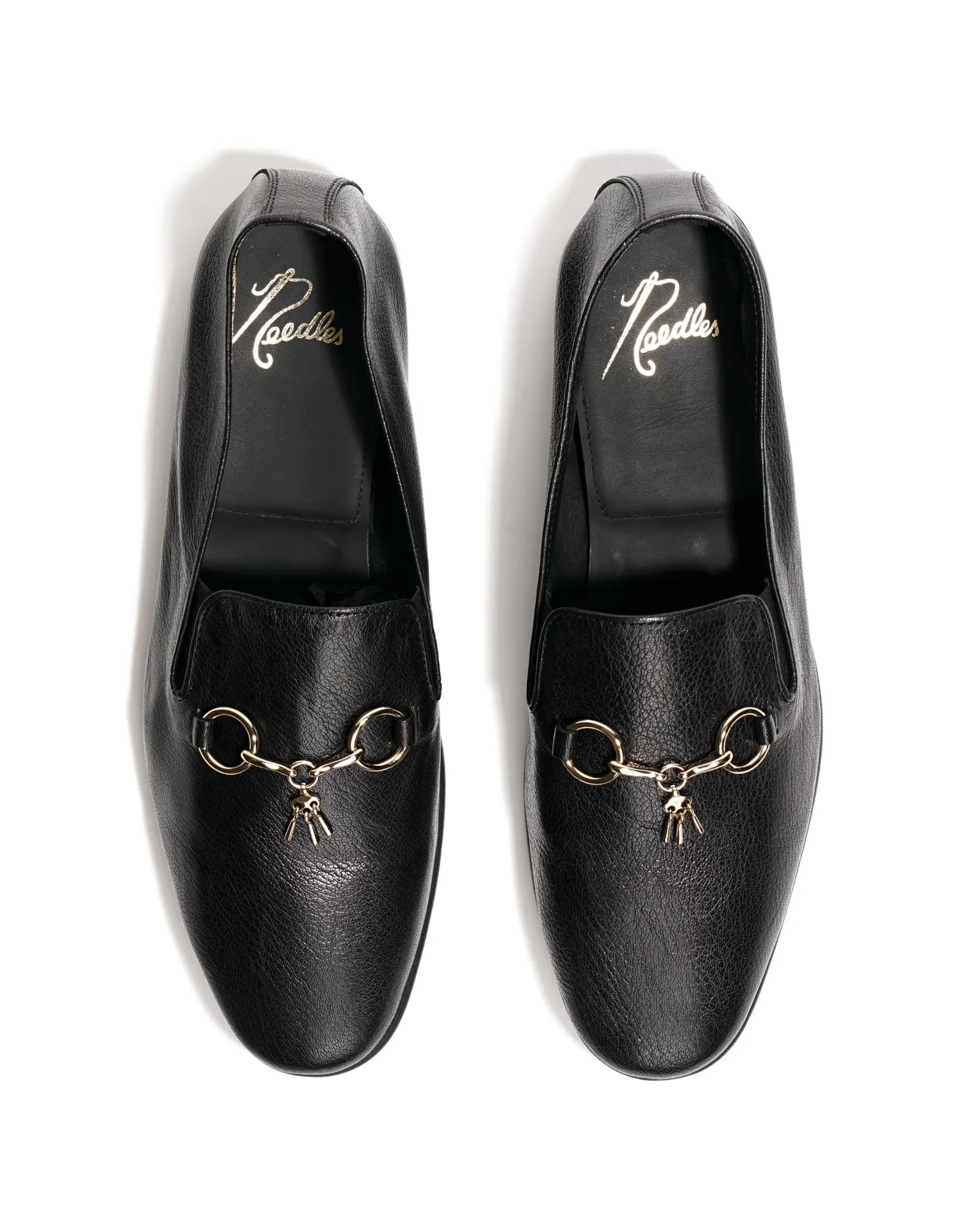 Tassel Bit Unlined Slip-On - Black