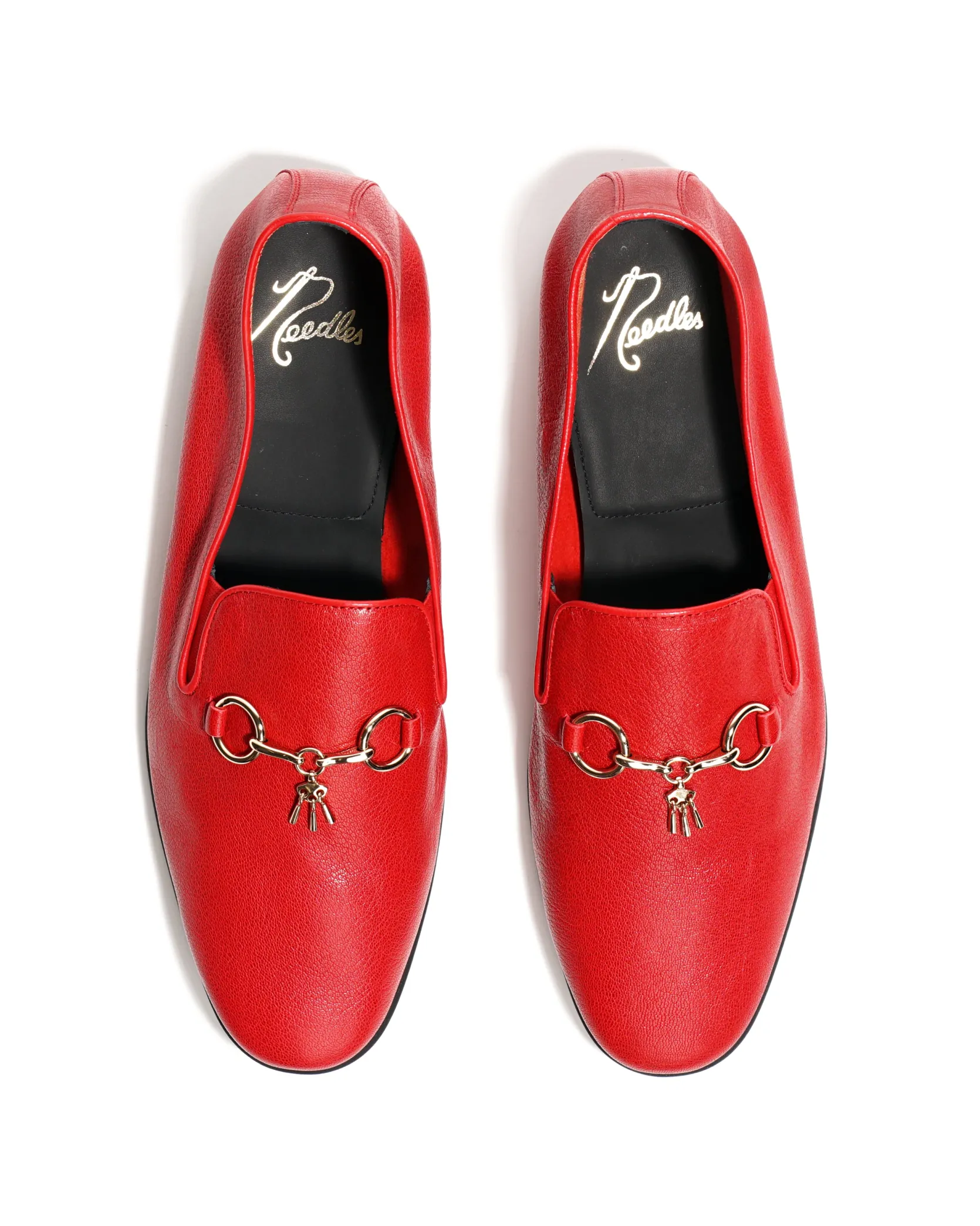 Tassel Bit Unlined Slip-On - Red