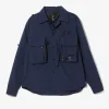 Tenkara Trout Shirt - Navy - Nylon Poplin