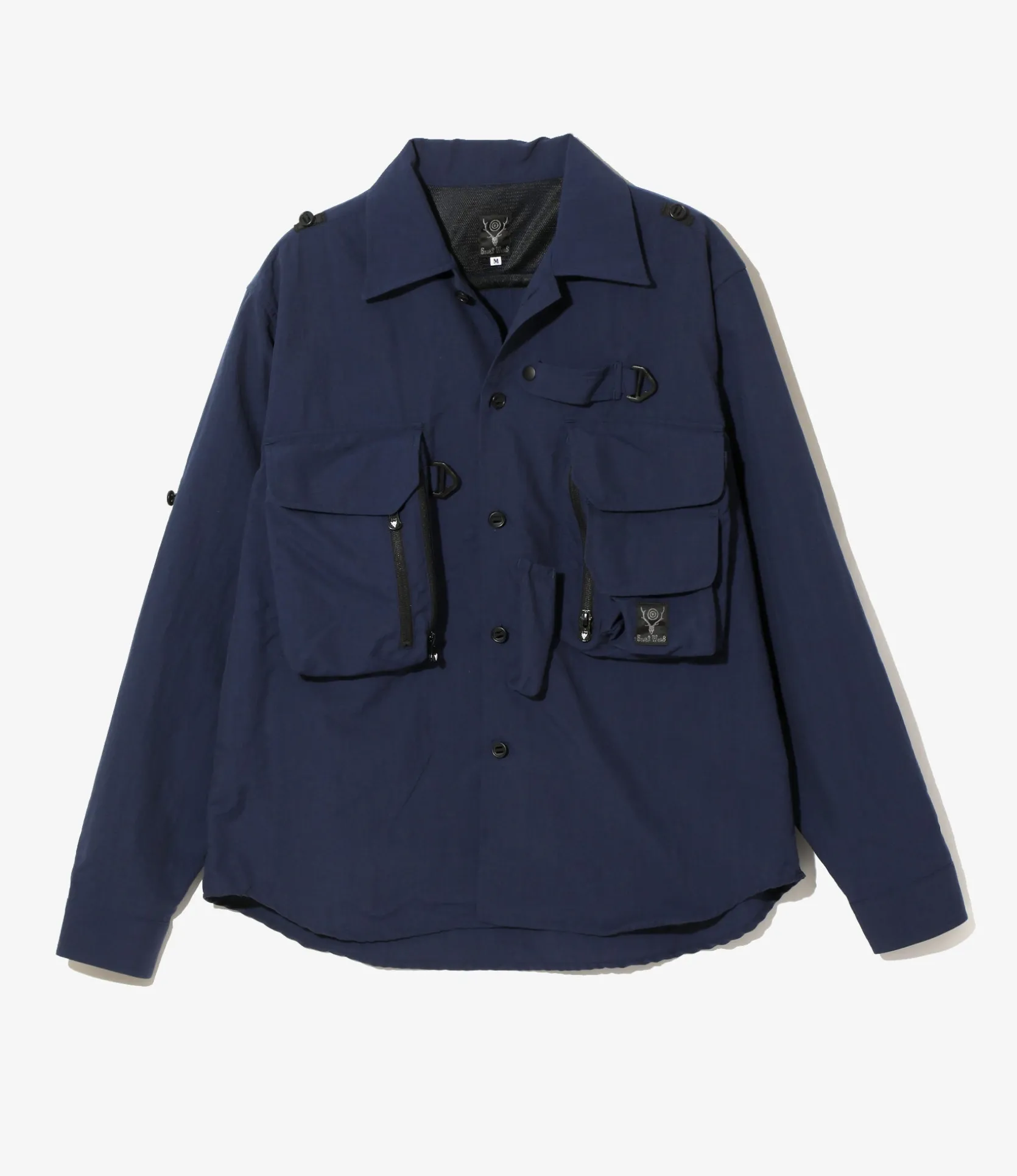 Tenkara Trout Shirt - Navy - Nylon Poplin