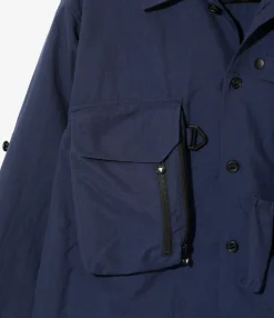 Tenkara Trout Shirt - Navy - Nylon Poplin