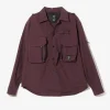Tenkara Trout Shirt - Purple - Nylon Poplin