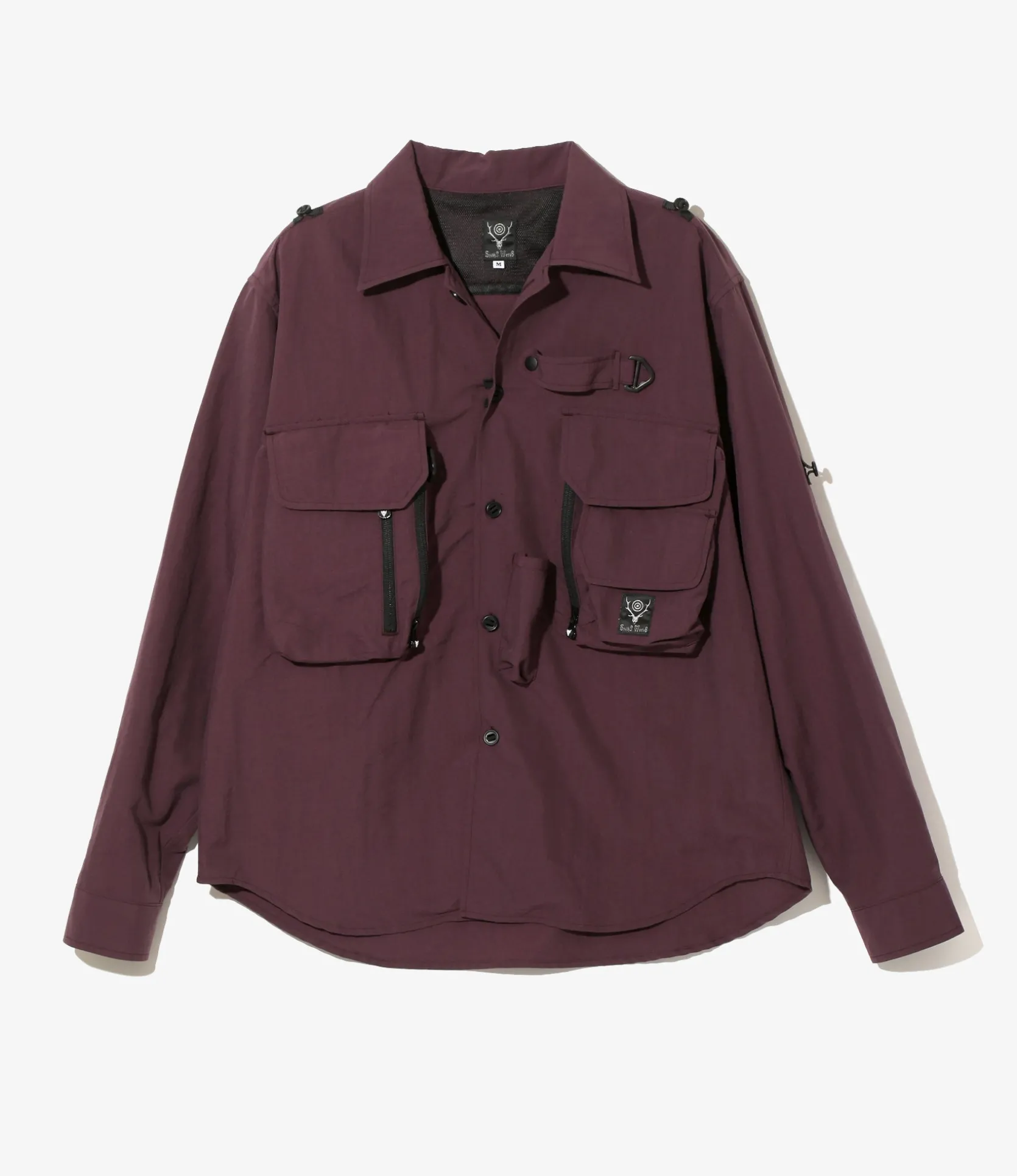 Tenkara Trout Shirt - Purple - Nylon Poplin
