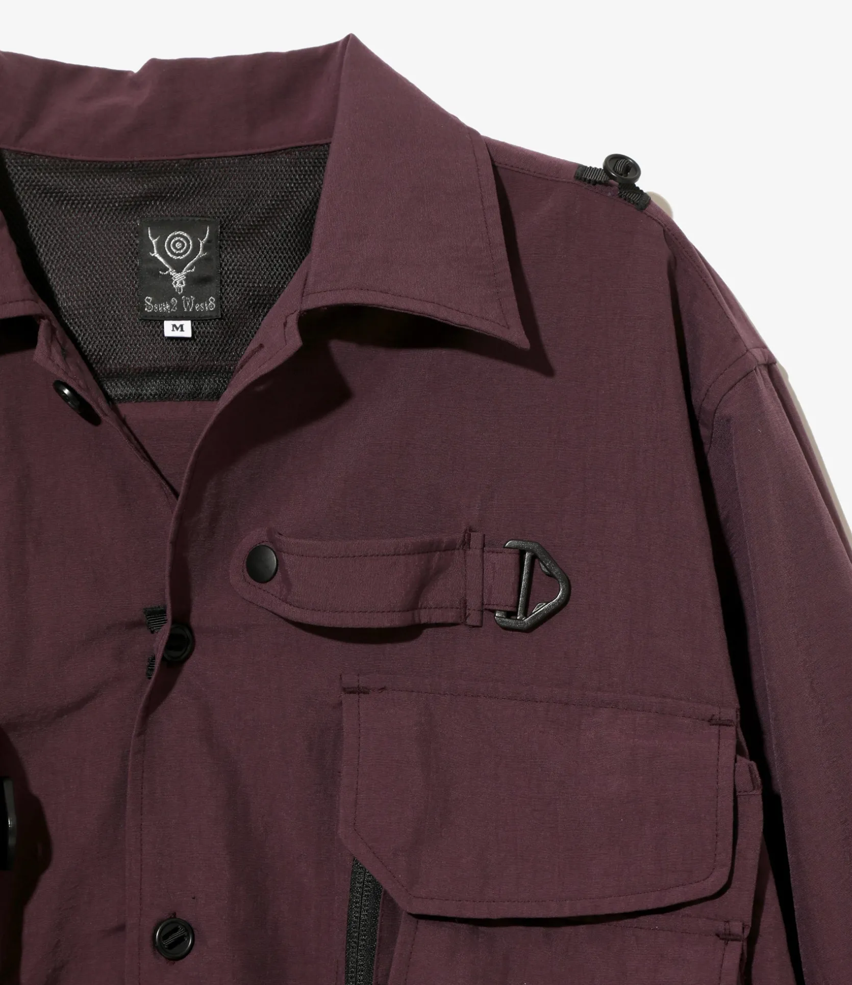 Tenkara Trout Shirt - Purple - Nylon Poplin