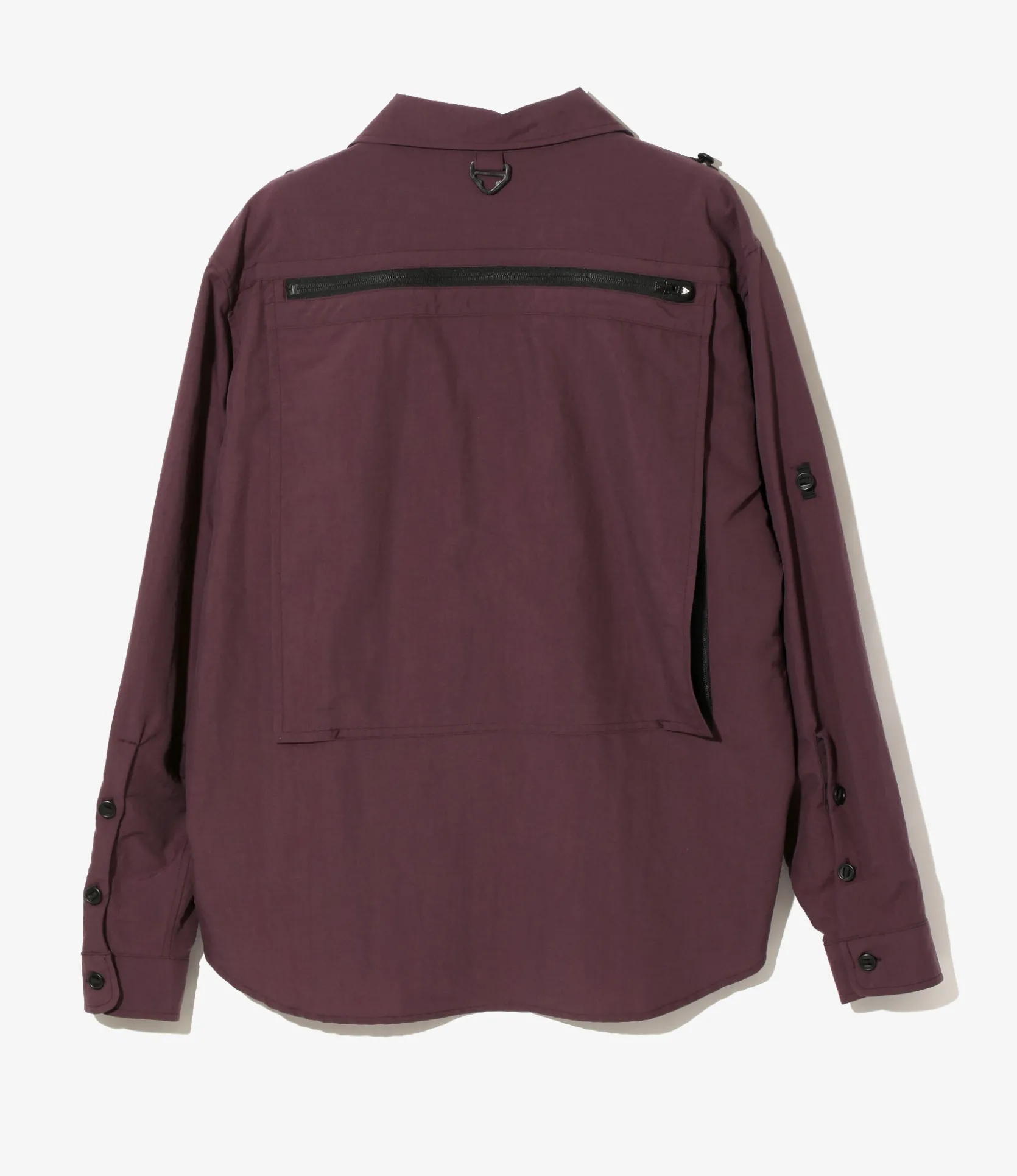 Tenkara Trout Shirt - Purple - Nylon Poplin