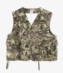 Tenkara Vest - S2W8 Camo - Cotton Ripstop / Printed