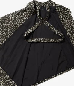 Tent Cape - Brown Nyco Leopard Print