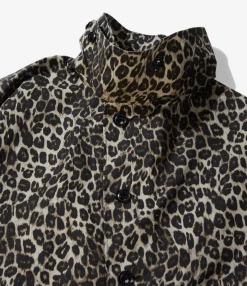 Tent Cape - Brown Nyco Leopard Print