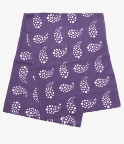 Tenugui Bandana - Purple - Paisley