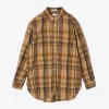 19th Century BD Shirt - Olive Cotton Madras Plaid