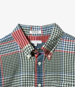 19th Century BD Shirt - Red/Green Big Madras Plaid