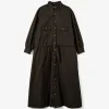 The Button Down Dress - Dk. Brown RAF Twill