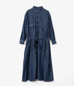 The Button Down Dress - Indigo 6.5oz Denim