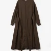 Tie Dress - Brown imperial Broadcloth
