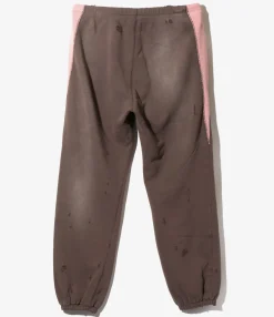 2-Tone String Sweat Pant - Brown - Cotton French Terry