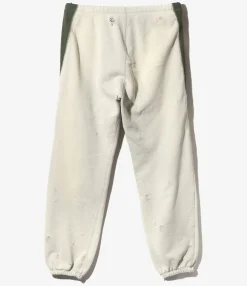 2-Tone String Sweat Pant - Beige - Cotton French Terry