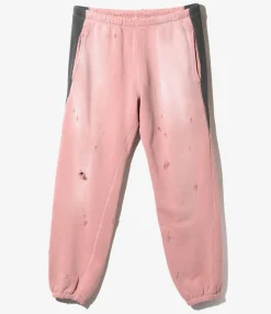 2-Tone String Sweat Pant - Rose - Cotton French Terry