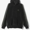 Track Hoody - Black - C/Pe Velour
