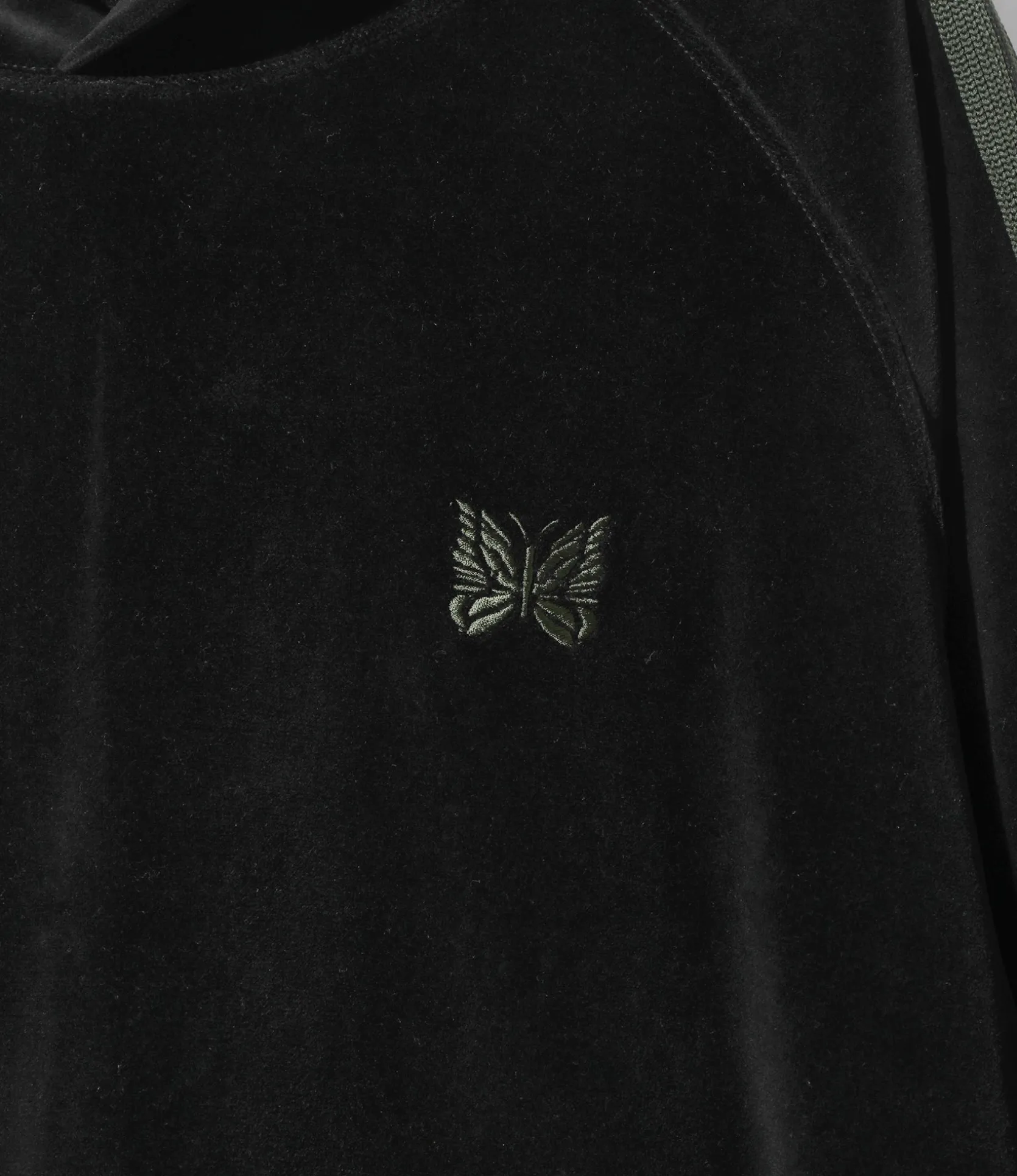 Track Hoody - Black - C/Pe Velour
