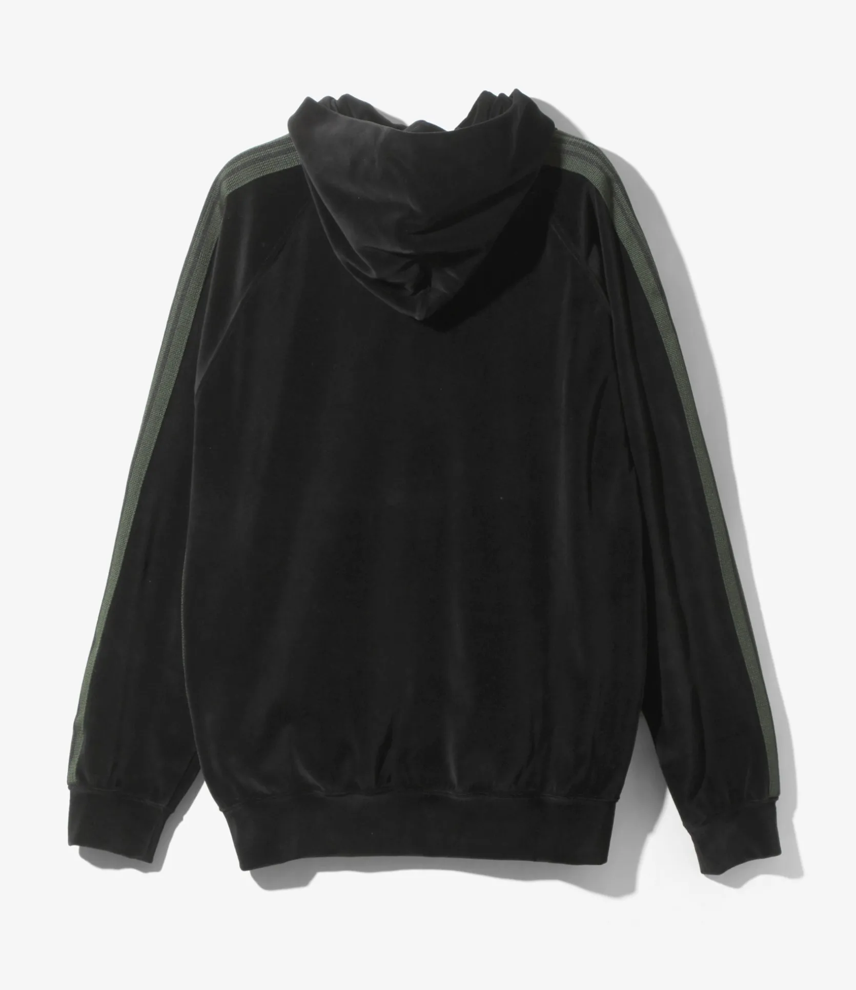 Track Hoody - Black - C/Pe Velour