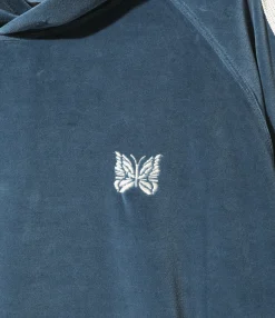 Track Hoody - Marine Blue - C/Pe Velour