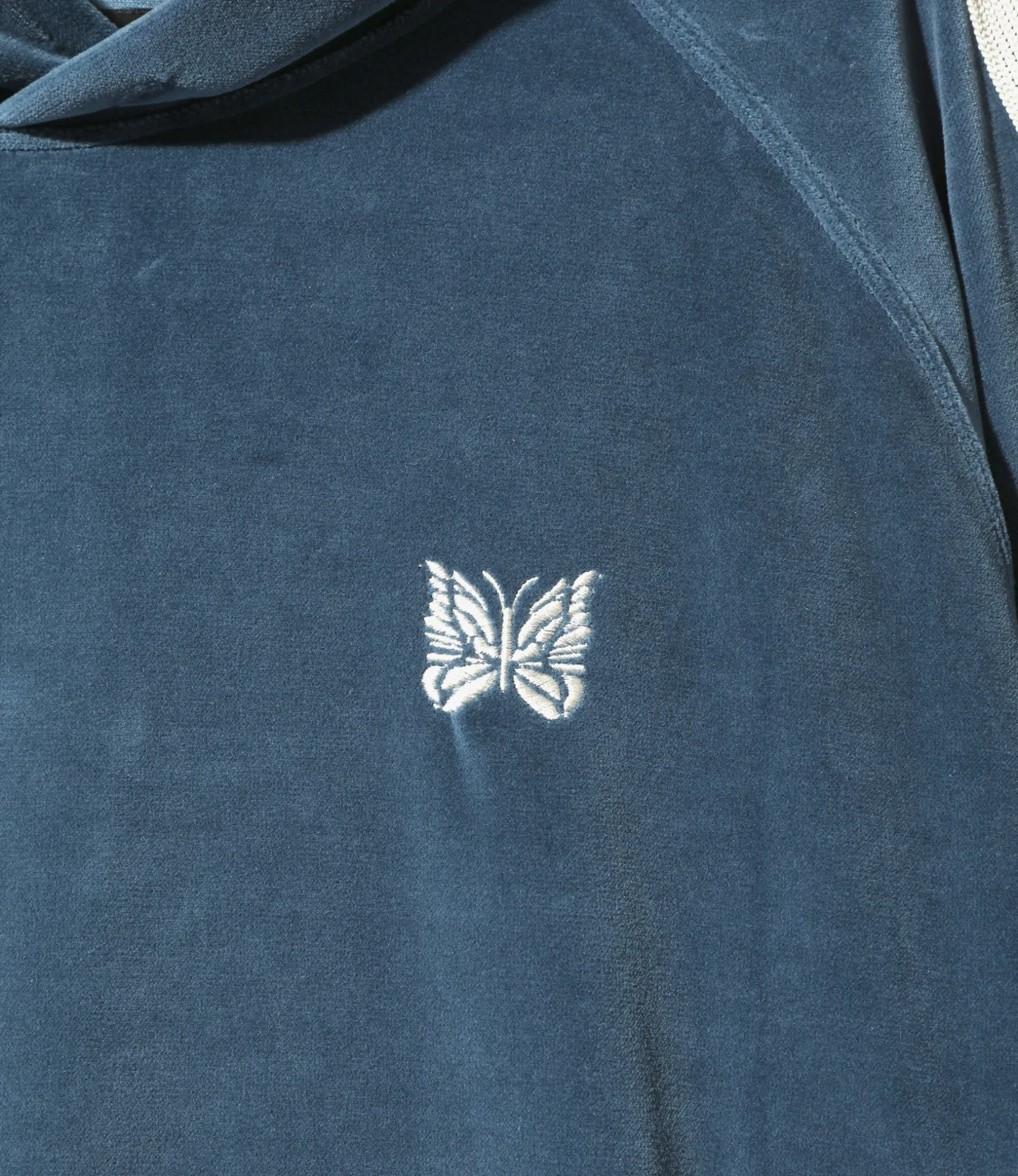 Track Hoody - Marine Blue - C/Pe Velour
