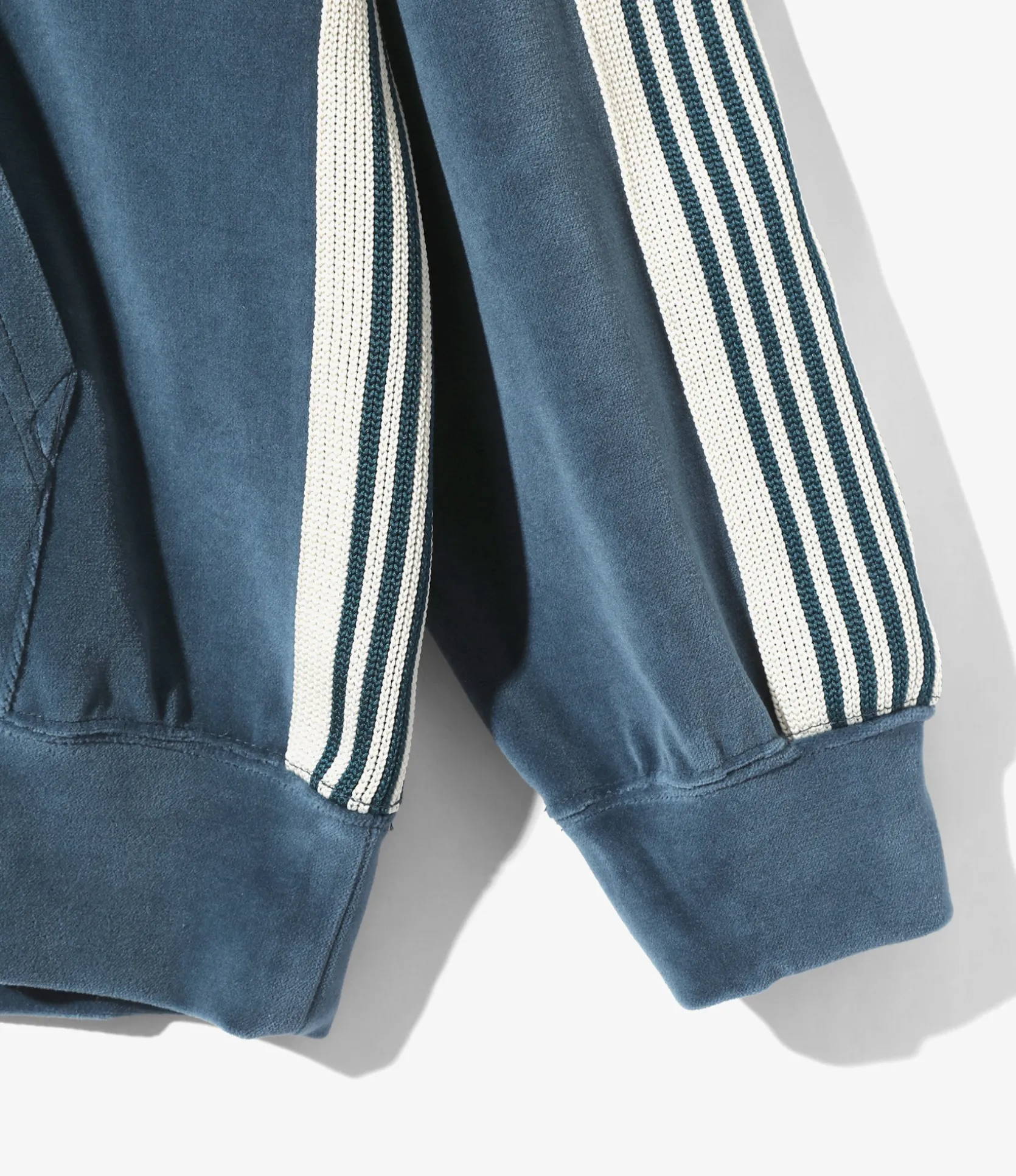 Track Hoody - Marine Blue - C/Pe Velour