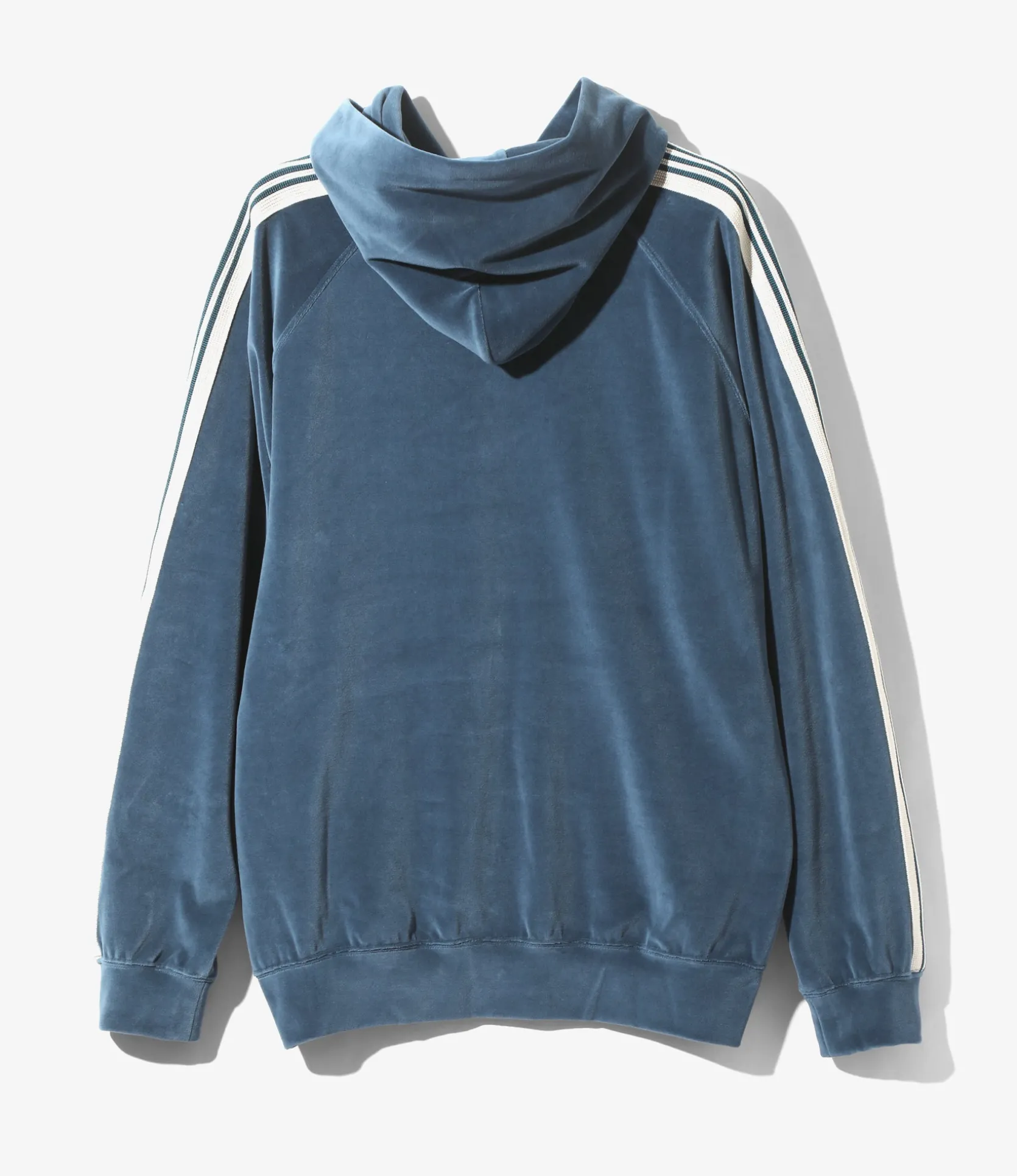 Track Hoody - Marine Blue - C/Pe Velour