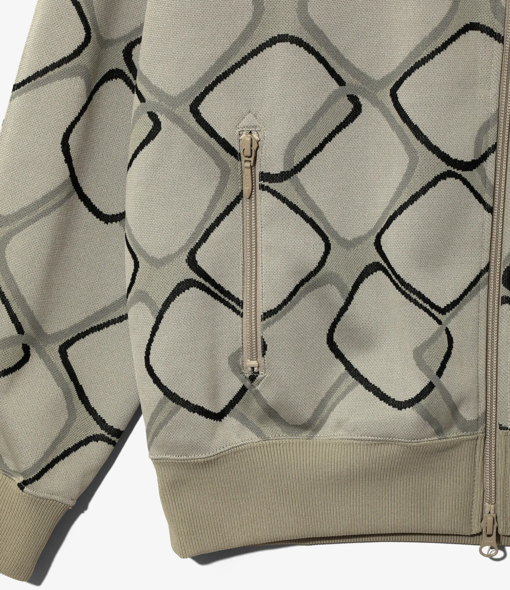 Track Jacket - Abstract - Poly Jacquard