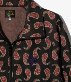 Track Jacket - Paisley - Poly Jacquard